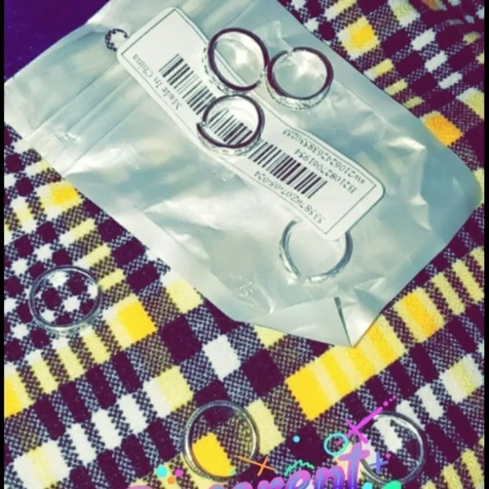 5 Moon and sun/star toe ring bundle